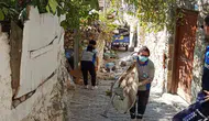 Datça'da kabusa dönen ev temizlendi: Tonlarca atık tahliye edildi