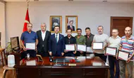 Koçarlı'nın emektar esnafları Kaymakam Taşkın ile bir araya geldi