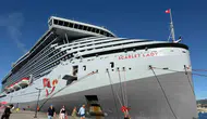 Bodrum limanında dev hareketlilik: Scarlet Lady binlerce turisti ağırladı