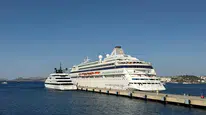 Bodrum limanlarında kruvaziyer bereketi: 800'ü aşkın turist şehri hareketlendirdi