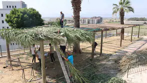 Koçarlı’da sosyal yaşamın yeni merkezi şekilleniyor: Başkan Arıcı denetledi