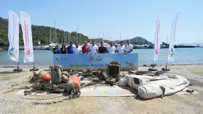 Göcek’te deniz keyfi artık daha güvenli: Dip temizliği tamamlandı