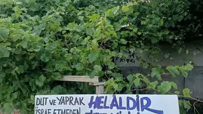 Eski başkandan gönülleri ısıtan jest: Bahçesindeki ürünleri herkese açtı