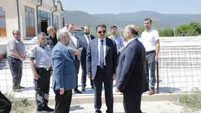 Kütahya’da yükselen dev eserde sona doğru: Vali Işın çalışmaları yerinde inceledi