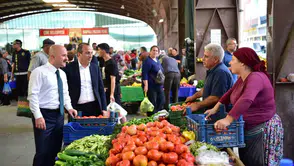 Vali Varol’un Çine mesaisi: Pazar yerinde samimi diyaloglar
