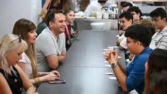 Geleceğin üniversitelileri Gençlik Merkezi’nde Başkan Eşki buluştu