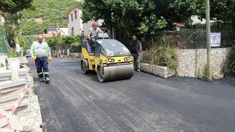 Maydonoz Koyu’nda Asfalt Çalışması