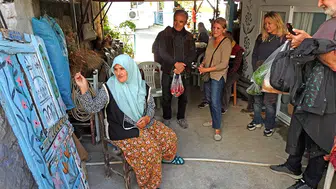 Germiyan’ın sessiz tanığı sanatla yeniden doğdu: Bir kapının hikayesi