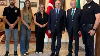 Denizli Basket’in Portekiz mesaisinde diplomatik durak: Büyükelçilik ziyareti
