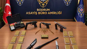 Bodrum gecelerinde dehşet saçtılar: Cephanelik gibi araçla yakalandılar