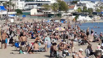 Didim'de takvimler ekimi gösterse de yaz bitmedi: Sahiller doldu taştı