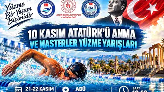 Aydın havuzlarında anlamlı buluşma: Atatürk için kulaç atacaklar