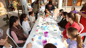 Minik ellerden dev eserler: Kurşunlu Han’da sanat rüzgarı esti