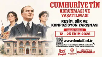 Denizli’de Cumhuriyet heyecanı: Öğrenciler yeteneklerini ödülle buluşturuyor