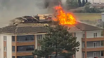 Buldan’da geceyi aydınlatan alevler: Apartman sakinleri sokağa döküldü