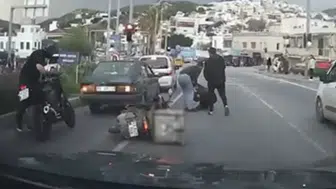Bodrum trafiğinde dehşet anları: Kuryeyi darbeden magandalara ağır fatura