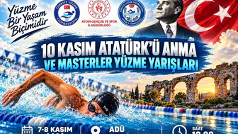 Aydın havuzlarında anlamlı buluşma: Atatürk için kulaç atacaklar