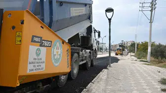 Soma’nın ana arterinde büyük değişim: Yılların çilesi asfaltla son buluyor