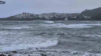 Bodrum'da fırtına alarmı: Deniz ulaşımına geçici engel