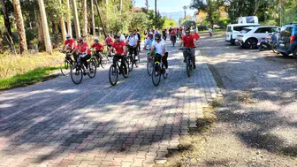 Köyceğiz’de Cumhuriyet coşkusu iki teker üzerinde yaşandı