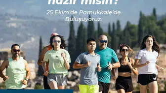 Pamukkale’de maraton maratonu başlıyor: Sporculara özel ücretsiz ulaşım kolaylığı