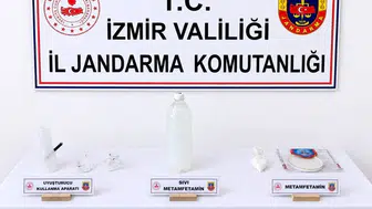 Torbalı’da zehir tacirlerine jandarma darbesi: Sıvı metamfetamin ele geçirildi