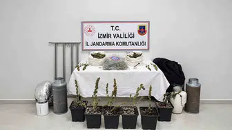 Karabağlar’da evini seraya çevirmiş: 5 kilogramdan fazla uyuşturucuyla yakalandı