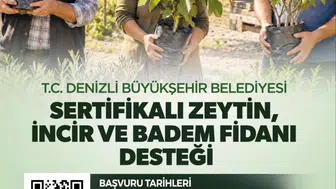 Denizli'de tarımsal kalkınma hamlesi: Üreticiye sertifikalı fidan desteği müjdesi