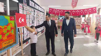 Bolvadin’de Cumhuriyet coşkusu: Öğrencilerden 101. yıla özel tarih yolculuğu