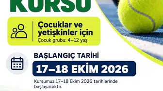 Bodrum'da raketler sahaya iniyor: Her yaşa ücretsiz tenis eğitimi
