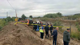 İncirliova'da acı olay: Kanalizasyon çalışmasında toprak altında kalan işçi kurtarılamadı