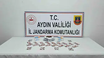 Kuşadası'nda narkotik operasyonu: Adrese yapılan baskında binin üzerinde hap yakalandı