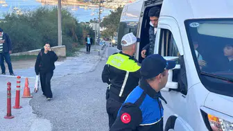 Bodrum yollarında okul servisi mesaisi: Öğrenciler için tam güvenlik denetimi