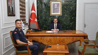 Salihli’de beş yıllık görev süresi doldu: Binbaşı Karaaslan’dan veda ziyareti