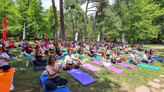 Denizli’de yoga rüzgarı: Şehrin stresini doğanın kucağında attılar