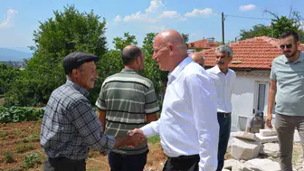Babadağ’da şantiye mesaisi: Başkan Kumral projeleri yerinde takip ediyor