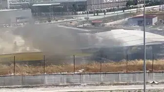 Kütahya OSB’de korkutan kıvılcım: Çömlek fabrikasında yangın alarmı