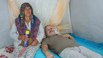 Felçli eşinin huzuru için sineklerle savaşıyor: Bir anlık boşluk bırakmıyor
