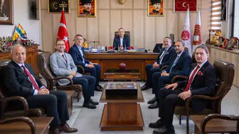 Denizli OSB heyetinden Başsavcı Akbulut’a nezaket ziyareti: Ekonomik kalkınma ve iş birliği vurgusu