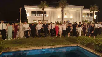 Pamukkale'de Karadeniz fırtınası: Avukat çiftin düğününde horonlar hiç durmadı