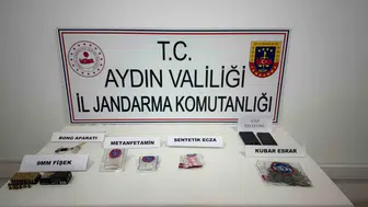 Sultanhisar jandarmasından zehir tacirlerine şafak baskını: Cephanelik gibi ev