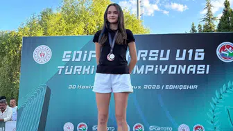 Aydınlı genç yetenekten pistlerde gümüş madalya gururu