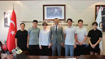 Denizli’nin gurur tablosu başkanlık makamında: LGS şampiyonlarına özel ağırlama