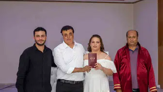 Kiraz’da engelleri aşan imza: İşaret diliyle gelen ömürlük mutluluk