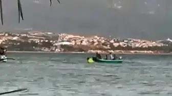 Kuşadası'nda deniz keyfi kabusa dönüyordu: Jet ski bir anda ters döndü