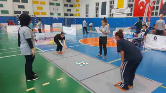 Denizli’de Hemsball heyecanı: 15 Temmuz ruhu parkeye yansıdı