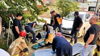 Manisa'da korkunç kaza: Kayısı toplarken demir korkuluklara saplandı