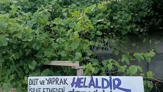 Eski başkandan gönülleri ısıtan jest: Bahçesindeki ürünleri herkese açtı
