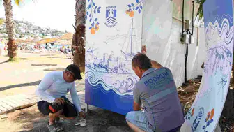 Bodrum'da kıyı şeridi baştan aşağı yenilendi: Türkbükü'nde halk plajları yaza hazır