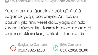 Denizli'de meteorolojiden kritik uyarı: Pazar günü için sarı alarm verildi